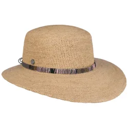 Raffia Crochet Sun Hat by - nature - Damen - Size: M (56-57 cm)