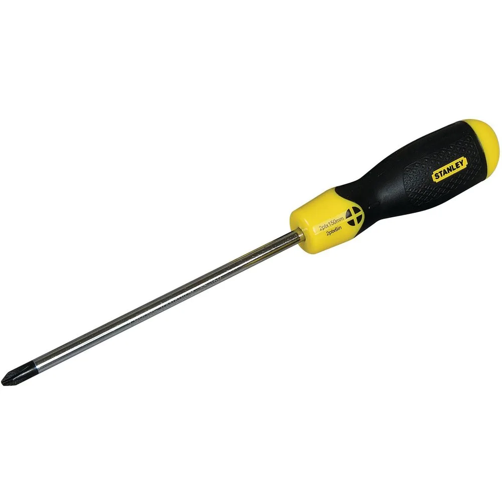 Destornillador cushion grip pozidriv 2pt - Stanley - FashionsVida