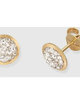 Pendientes de oro y circonitas - El Corte Inglés - FashionsVida