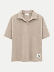 Polohemd aus Frottee Thomas Beige M