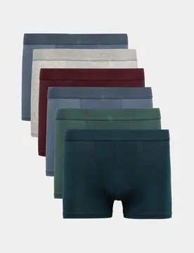 Pack Cotton Stretch Hipster Multi male - M&S - FashionsVida