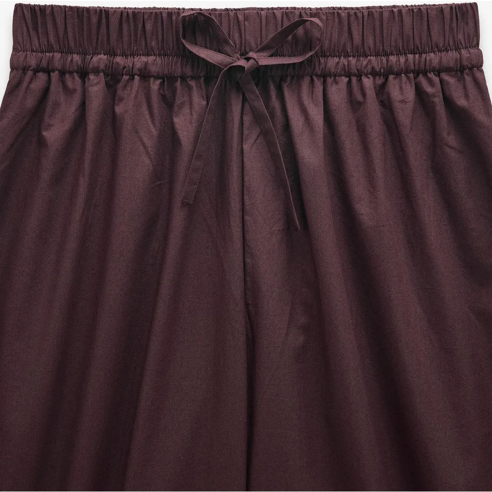 Pantalones rectos de mujer 100% algodón con cordón ajustable en liso - Parfois - FashionsVida
