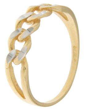 Anello Donna Oro Giallo Bianco GL100970
