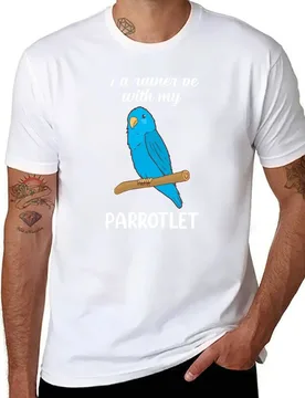 Funny Parrot Lover I’d Rather Be With My Parrotlet design T-Shirt man t shirt designer cotton t shirts high quality T-Shirt - Aliexpress - FashionsVida