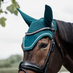 Fliegenhaube WELLINGTON VELVET smaragd