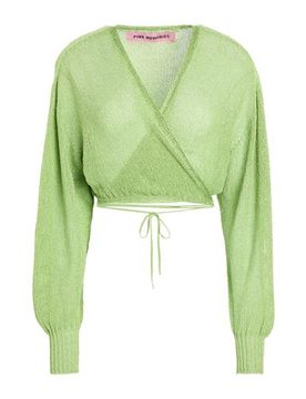 Wickelpullover Damen Grün 38,40 Damen
