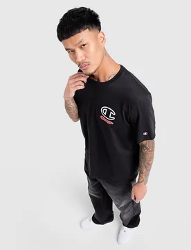 Small Logo T-Shirt - Herren, Schwarz - male - Size: XS - Champion - FashionsVida