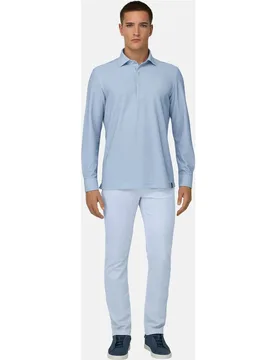 Vaquero de algodón y tencel elástico - Boggi Milano - FashionsVida
