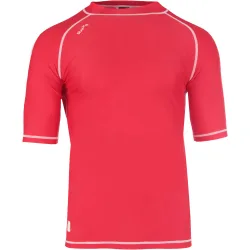 Basic lycra surf manga corta hombre Rojo (M)