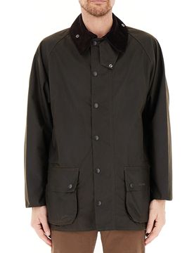 Giacca cotone cerato VERDE BOTTIGLIA 38