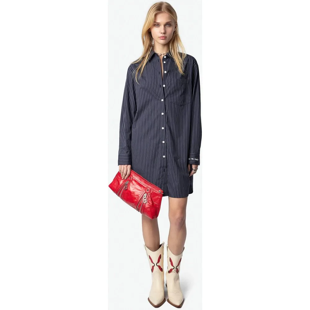 Zadig & Voltaire - Vestido Rorning de rayas y manga larga - Zadig & Voltaire - FashionsVida