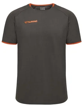 T-shirt à Manches Courtes Authentic Training Asphalt S - Hummel - FashionsVida