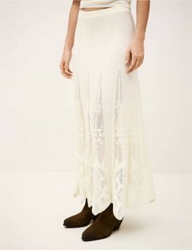 Para mujer. 1E26SERT Falda Serta (34), Casual, Algodón