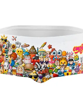 Slip De Bain Boxer Emoji Big Wave - OTSO - FashionsVida