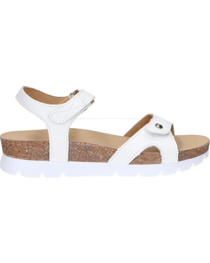 Womens Sandals For Woman In White Leather - Size Eu 40 - Panama jack - FashionsVida