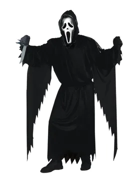 Ghostface Scream Halloween-Herrenkostüm schwarz-weiss - CHAKS - FashionsVida