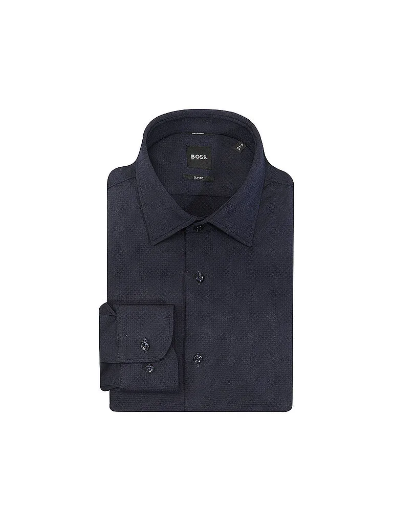 Camicia Slim Fit P-HANK blu 39 - BOSS - FashionsVida
