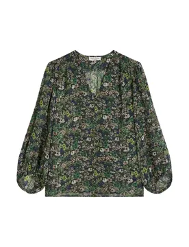 Woven Blouses Longsleeve female
