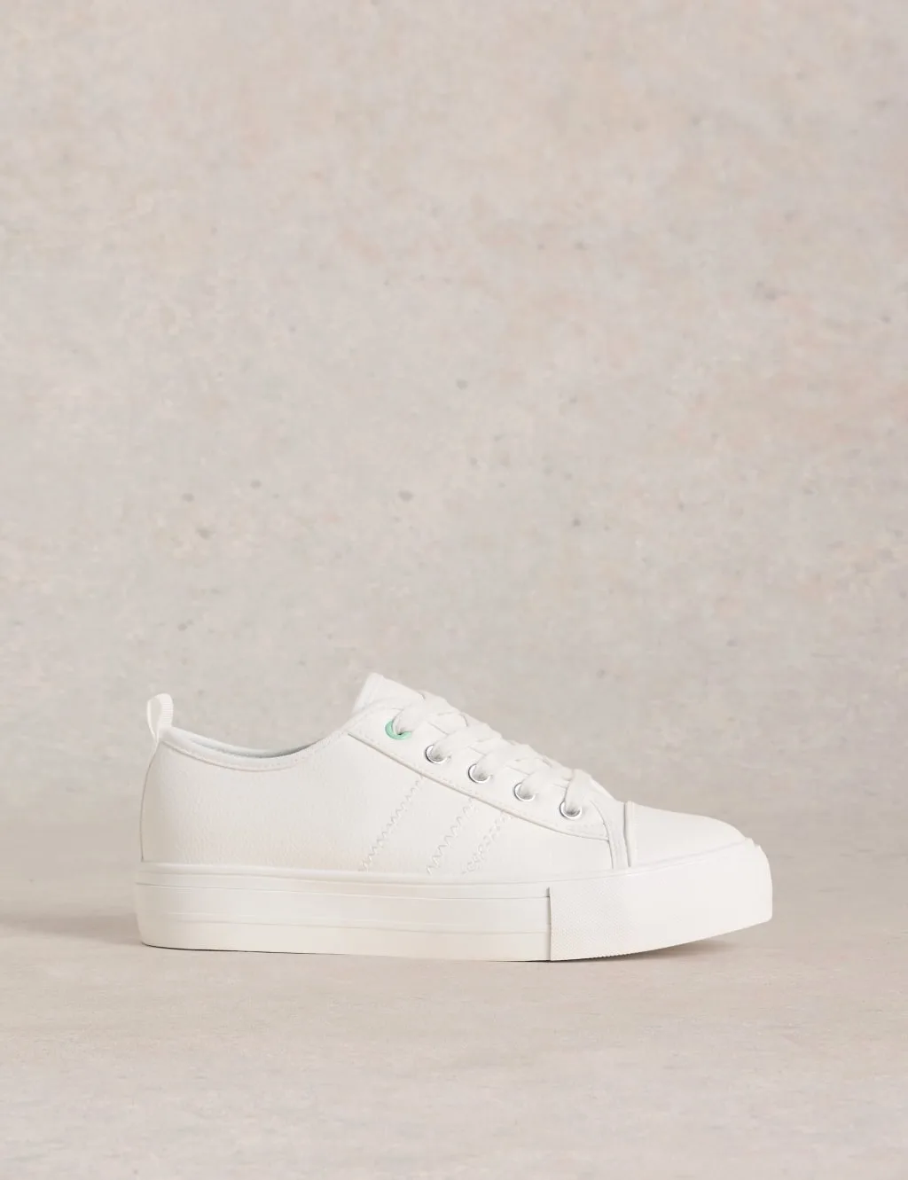 Flatform Trainers Natural female - White stuff - FashionsVida