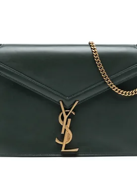 Smooth Calfskin Monogram Cassandra Clasp Bag - Saint Laurent - FashionsVida