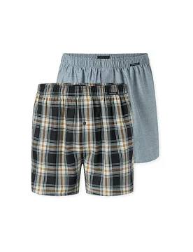 Boxershorts 2er Pkg sortiert 7 blau XL herren - Schiesser - FashionsVida