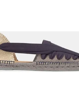 Alpargatas Norman de hombre en algodón orgánico con yute a tono - Castañer - FashionsVida