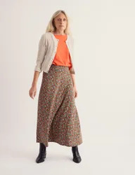 Cotton Rich Ditsy Floral Midaxi Skirt Multi female