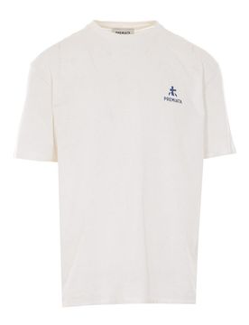 Premiata T-shirt Bianca E Blu