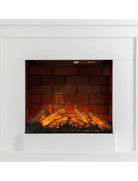 Chimenea eléctrica Atherstone Ladrillo - Focal - FashionsVida