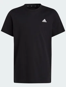 T-shirt Essentials Small Logo Cotton 9-10A Black / White - Adidas - FashionsVida