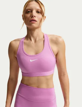Swoosh™ Medium Support Sports Bra Magenta female - Nike - FashionsVida