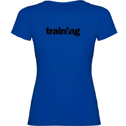 T-shirt à Manches Courtes Word Training Royal Blue XL