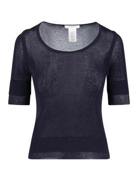 Lemaire T-Shirt In Viscosa E Seta