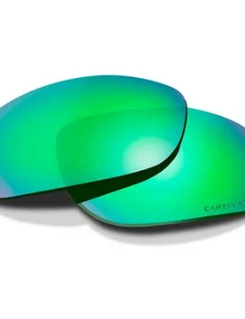 Trek Polarized Sunglasses Lenses Green Mirror / Amber One Size Men,Women - Wiley X - FashionsVida