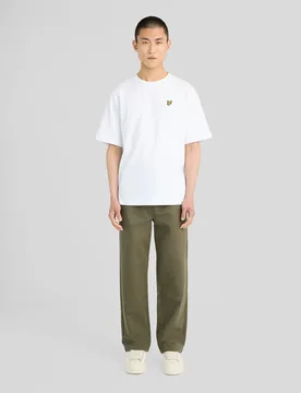 Men's Straight Leg Work Pants True Olive - Lyle & Scott - FashionsVida