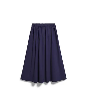 Midi falda azul oscuro M - Armedangels - FashionsVida