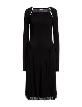 Vestido midi Mujer Negro 34,36,38,40,42 Mujer