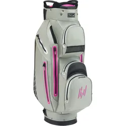 Cartbag Sportsline 14 Hole Waterproof, silber/pink