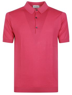 Men's Classic Polo Shirt with Three-Button Closure