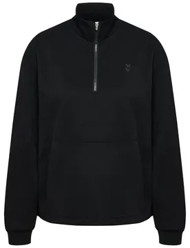 Sweat à Demi-zip Yoga Soft Black M