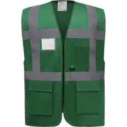 Gilet de travail RETRO multipoches vert Vert