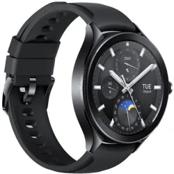 Watch 2 Pro 4G LTE con correa de fluorocaucho negra Smartwatch (Reacondicionado Grado A)