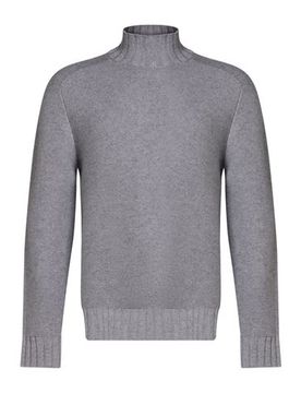 Rollkragenpullover Herren Hellgrau 46,52 Herren