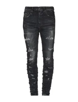Pantalones vaqueros Hombre Negro 34 Hombre - R13 - FashionsVida