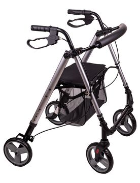 Aluminium Leichtgewicht-Rollator Ultra Light - AT51112 silber