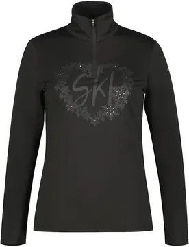 Ellenton Damen Rollkragenpullover, schwarz XL