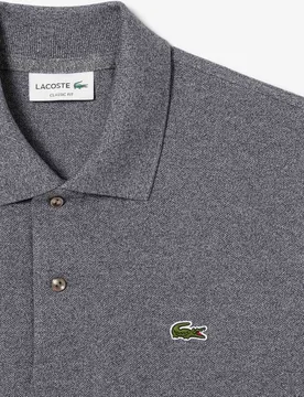 Polo de hombre jaspeado de corte clásico de manga corta - Lacoste - FashionsVida