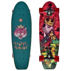Planche à Roulettes Cruiser Kicktail 28´ Royal Tiger Green One Size unisex