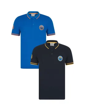 Cotton Mens Short Sleeve Button-Up Polo Shirt - Tokyo Laundry - FashionsVida