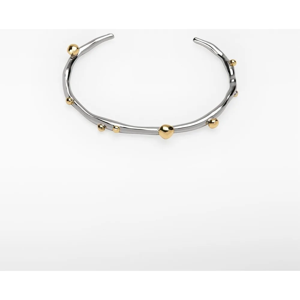 Pulsera rígida irregular línea orgánica - Adolfo Dominguez - FashionsVida